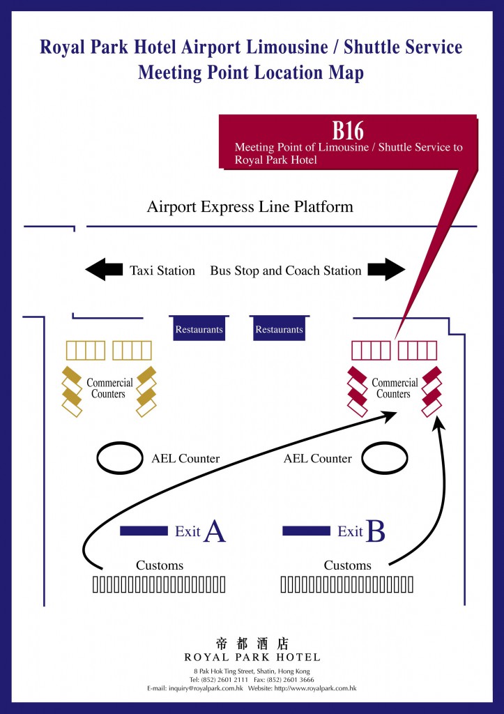 Airport Service Counter Shuttle Bus Service